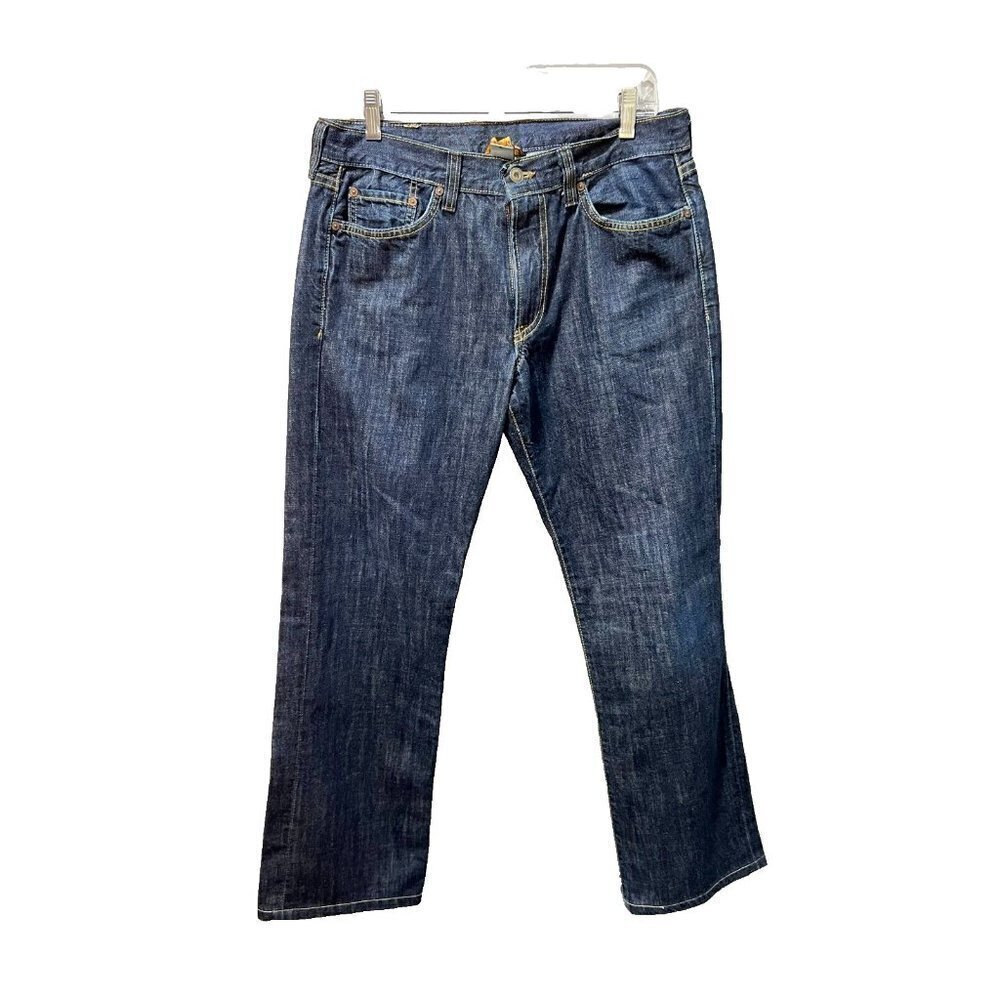 Lucky Brand Mens Blue Athletic Slim Denim Jeans Size 32 Mid Rise Straight Leg